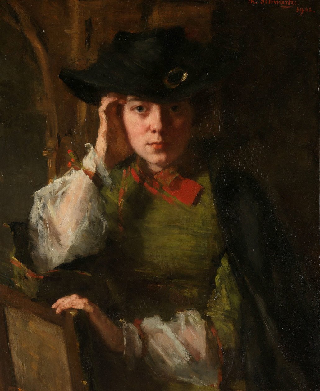 Lizzy Ansingh portréja alkotó: Thérèse Schwartze
