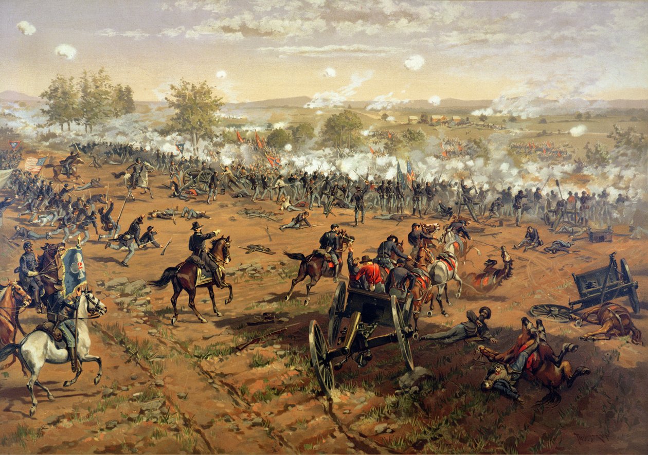 Gettysburgi csata alkotó: Thure de (after) Thulstrup