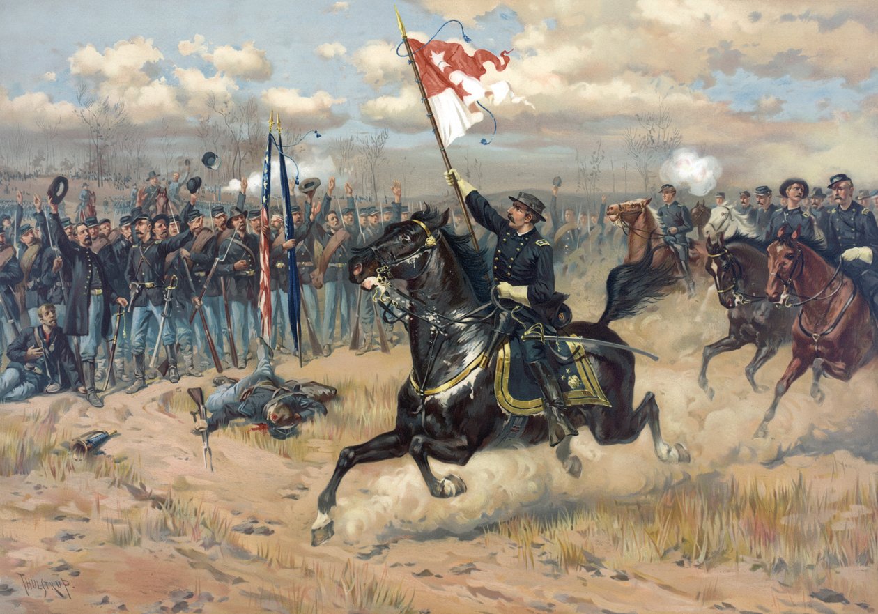 Thure de Thulstrup Sheridan lovaglása alkotó: Thure de Thulstrup