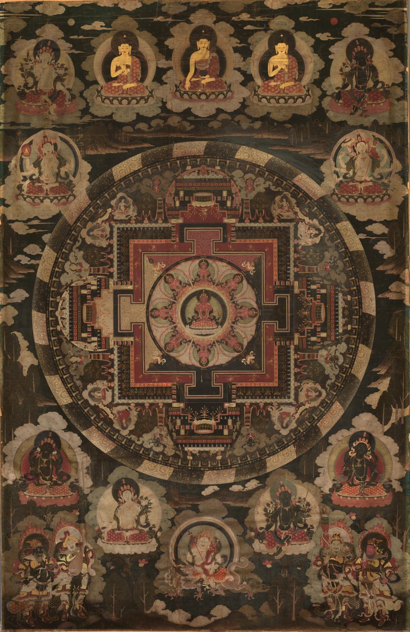 Mandala alkotó: Tibet, 18th century