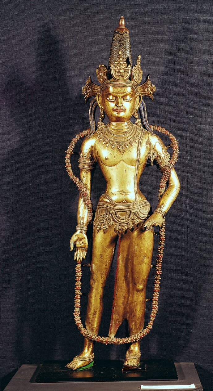 Bodhisattva Avalokitecvara, XV-XVI. század (bronz) alkotó: Tibetan School