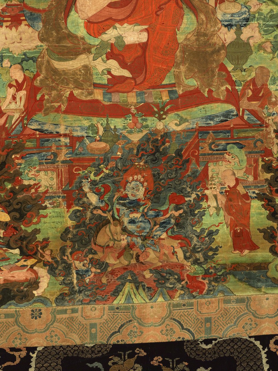 A harmadik pancsen láma Losan Penden Yeshe részlete alkotó: Tibetan School