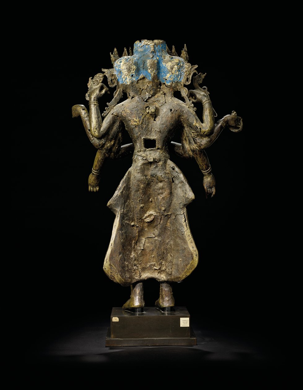 Ekadashalokeshvara szobor alkotó: Tibetan School