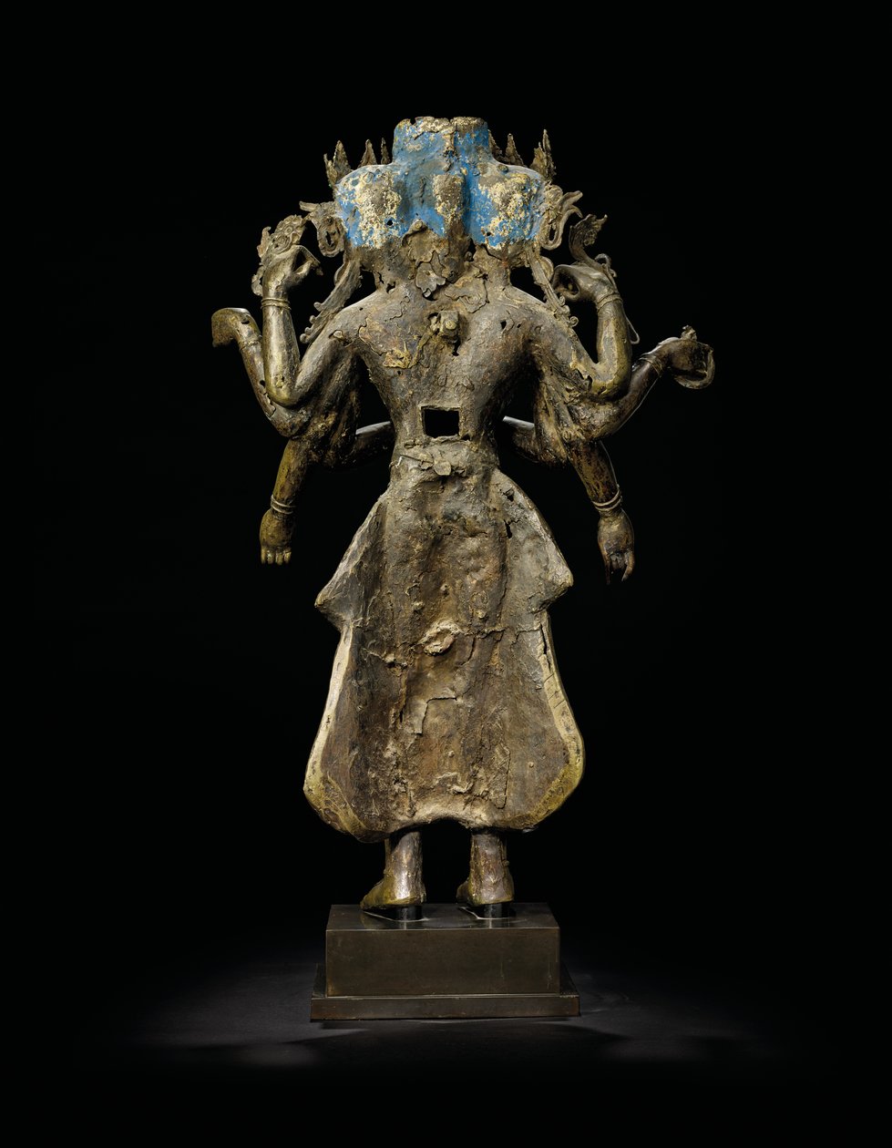Ekadashalokeshvara szobor alkotó: Tibetan School