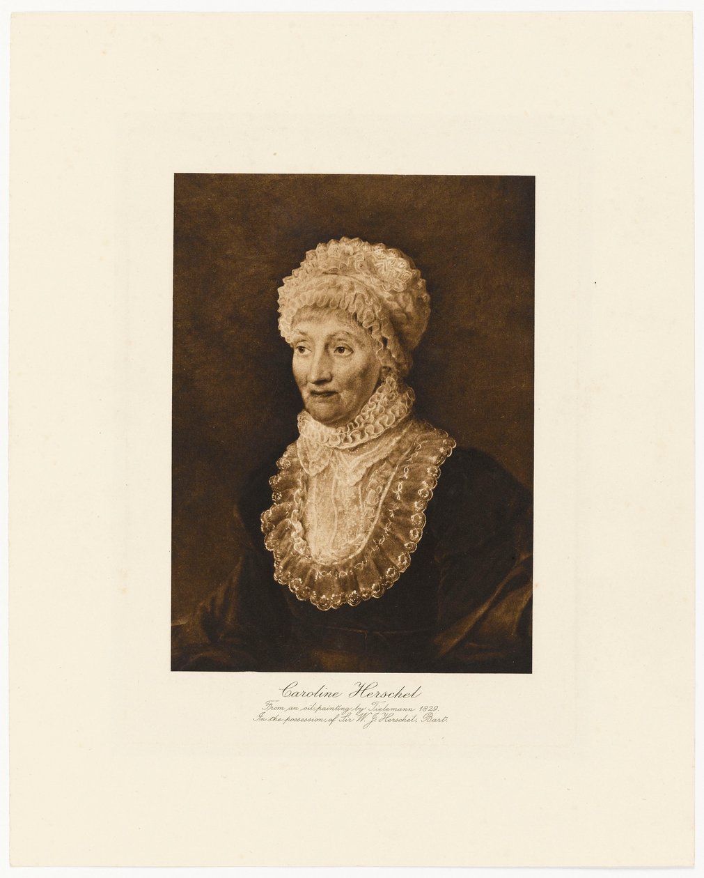 Caroline Herschel alkotó: Tielemann Tielemann