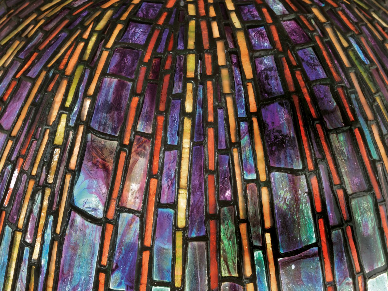 Egy "tóliliom" asztali lámpa, 1903 körül alkotó: Tiffany Studios