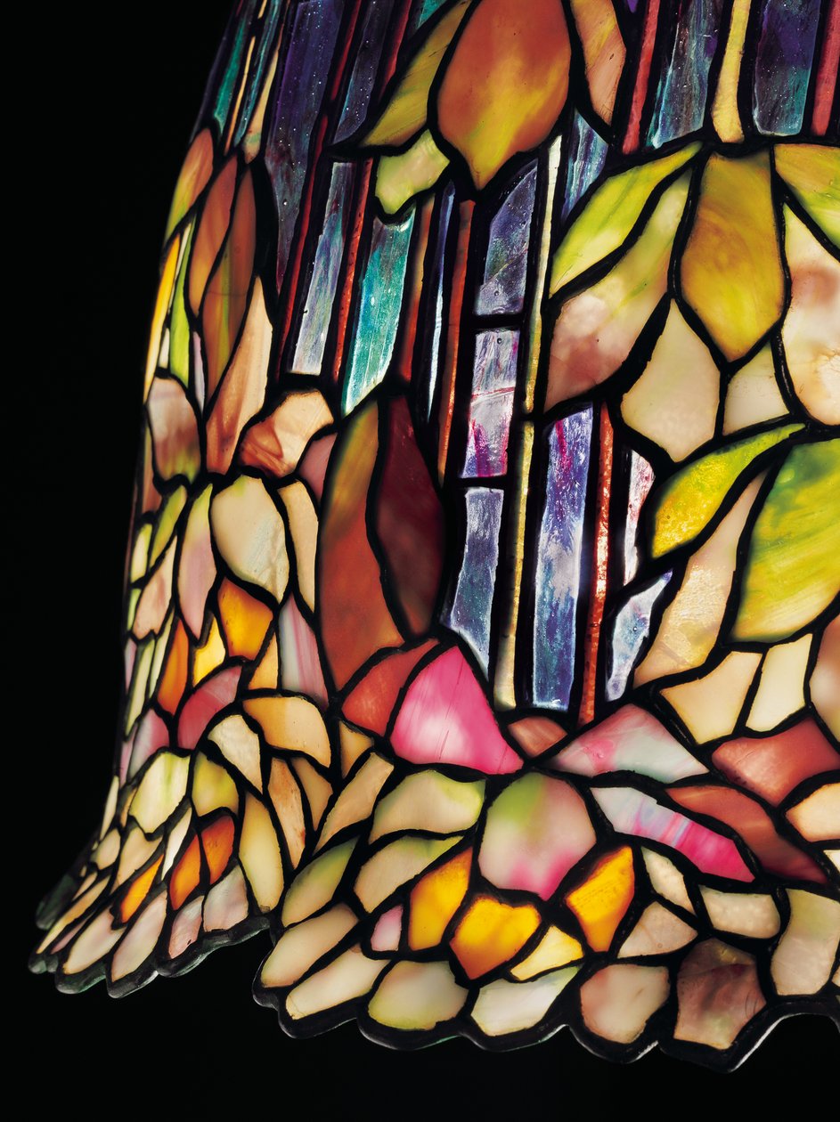 Egy "tóliliom" asztali lámpa, 1903 körül alkotó: Tiffany Studios