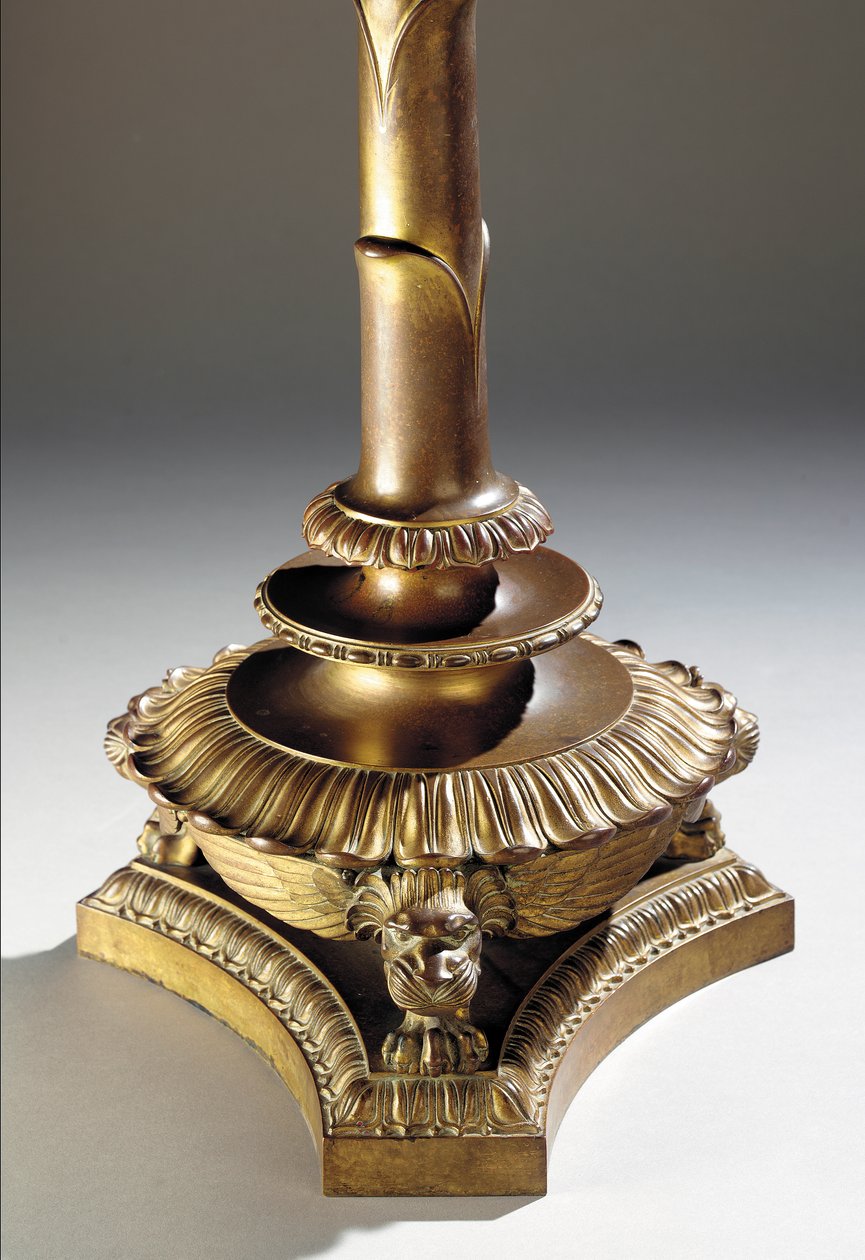 „Poppy” állólámpa, 1910 körül (ólmozott üveg és aranyozott bronz) alkotó: Tiffany and Company