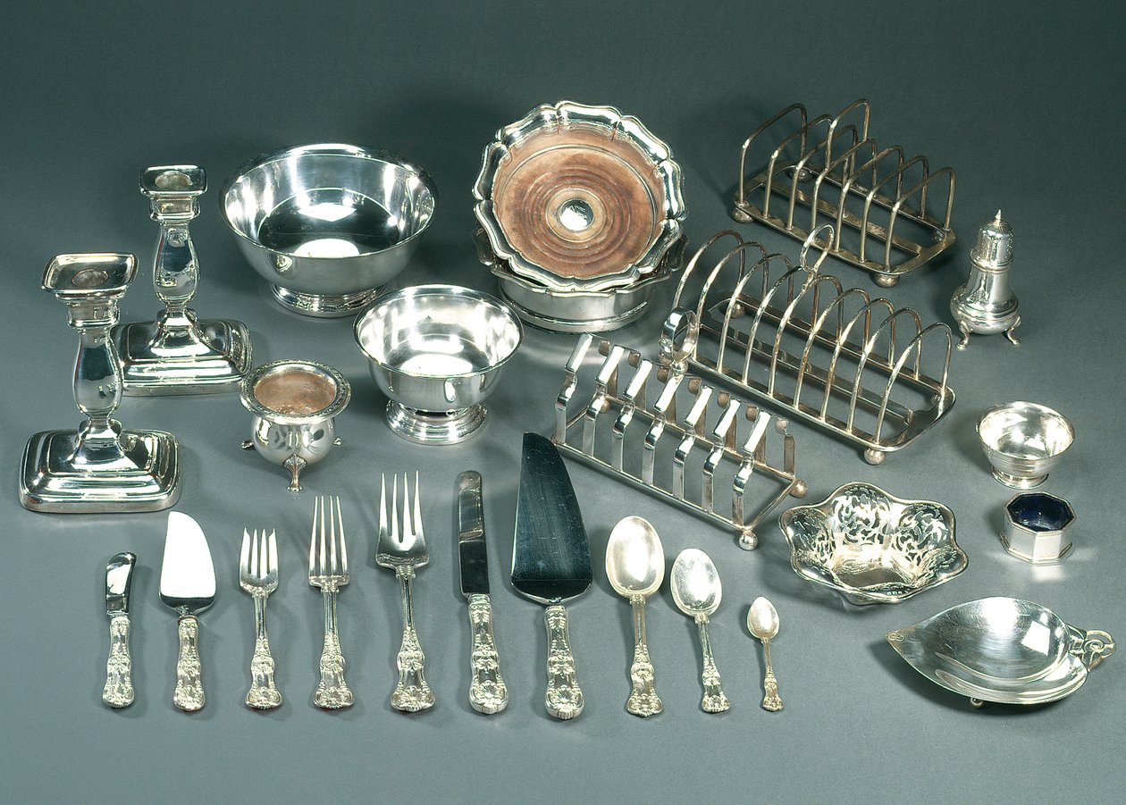 Felszolgálás, 19. század vége (ezüst) alkotó: Tiffany and Company