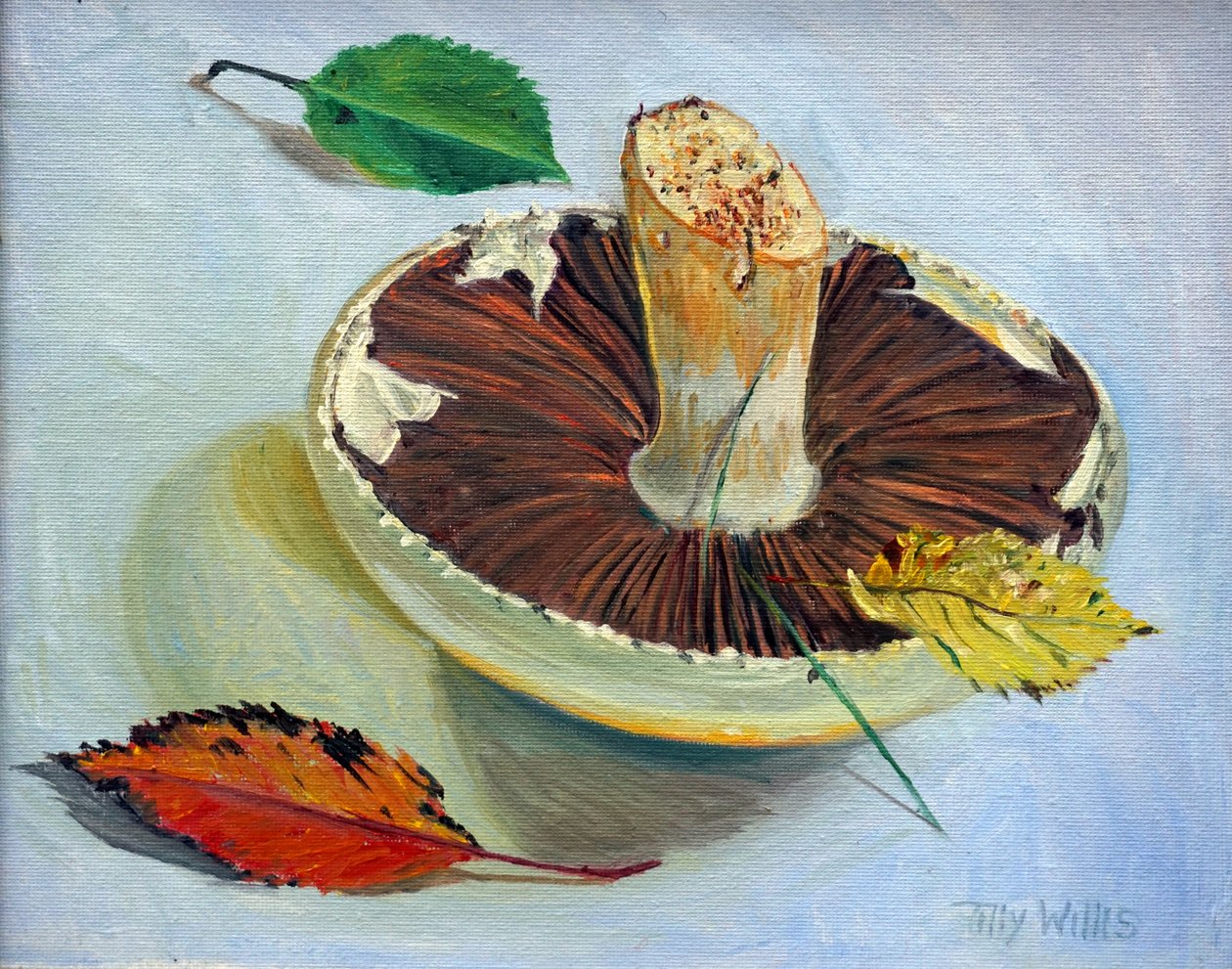 Őszi csendélet,2017,olaj alkotó: Tilly Willis