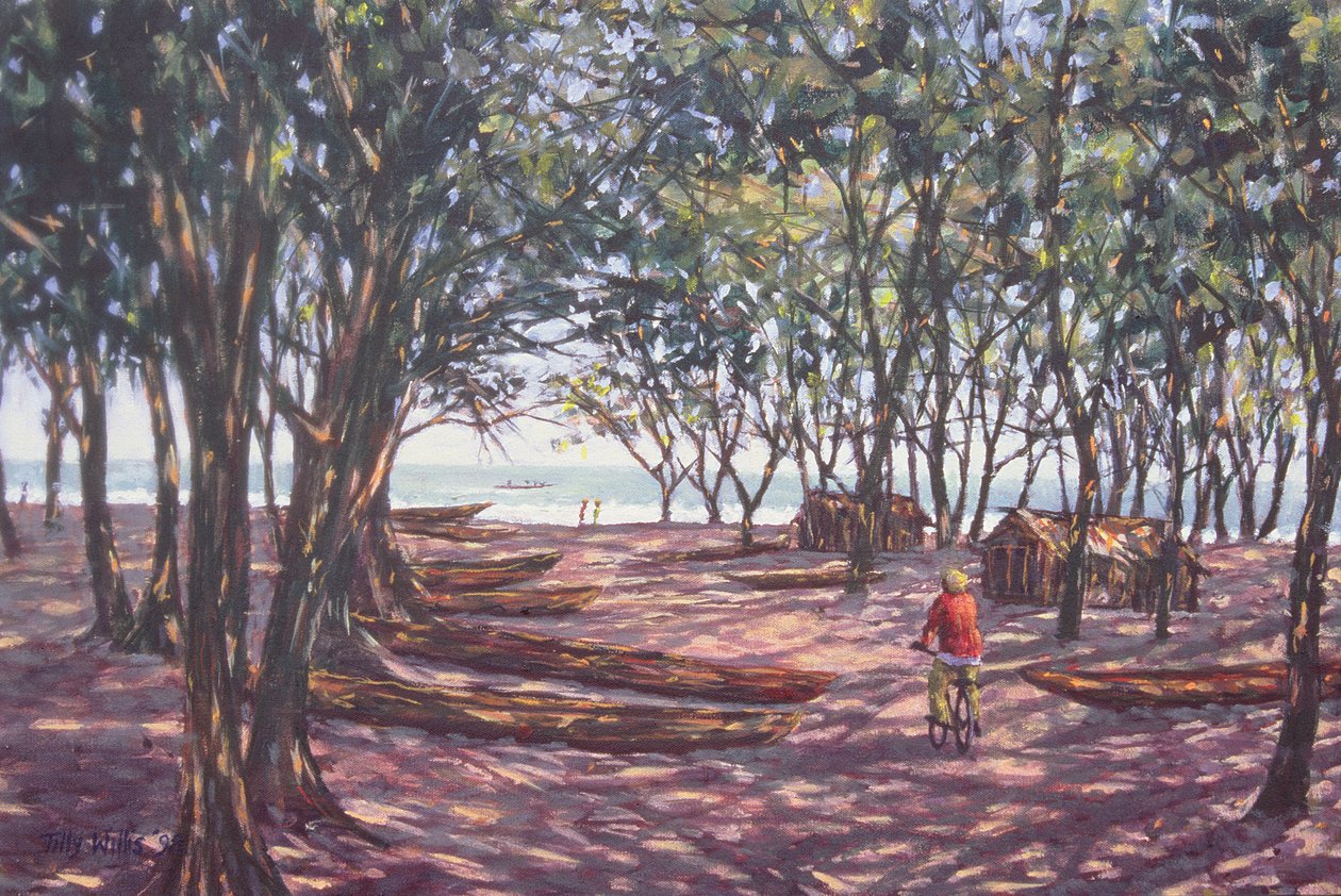 Boat Yard, Kafountine, 1998 alkotó: Tilly Willis