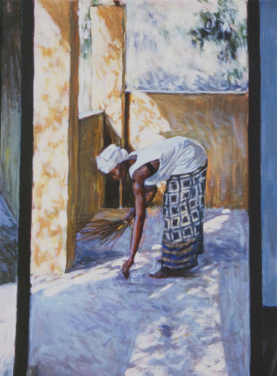 Girl Sweeping II, 2002 (olaj vászon) (lásd még: 188679, 188681) alkotó: Tilly Willis
