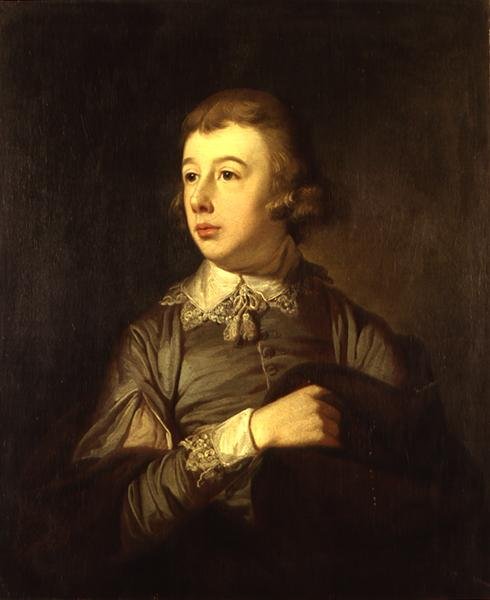 Egy fiú portréja, állítólag William Pitt, The Younger (1759-1806) (olaj a fedélzeten) alkotó: Tilly Kettle