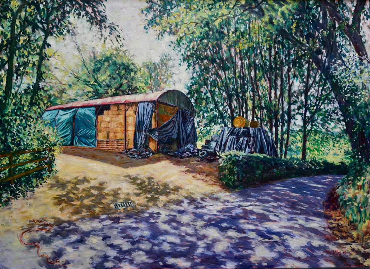 Haylage and Baleage 2019 (olaj, vászon) alkotó: Tilly Willis