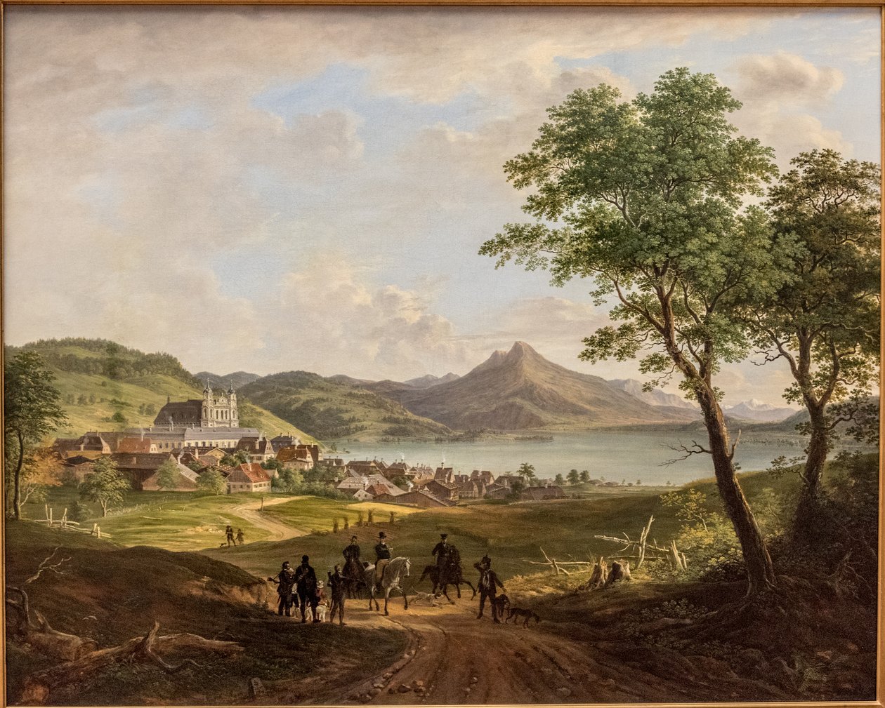 Vadászat a Mondsee -n alkotó: Tilman