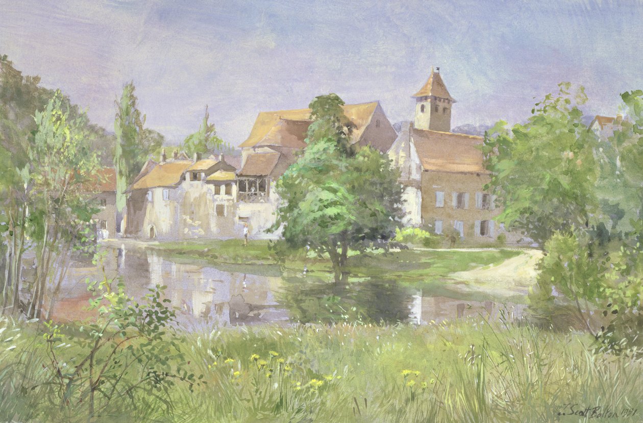 On the River Lot, 1991 (wc) alkotó: Tim Scott Bolton