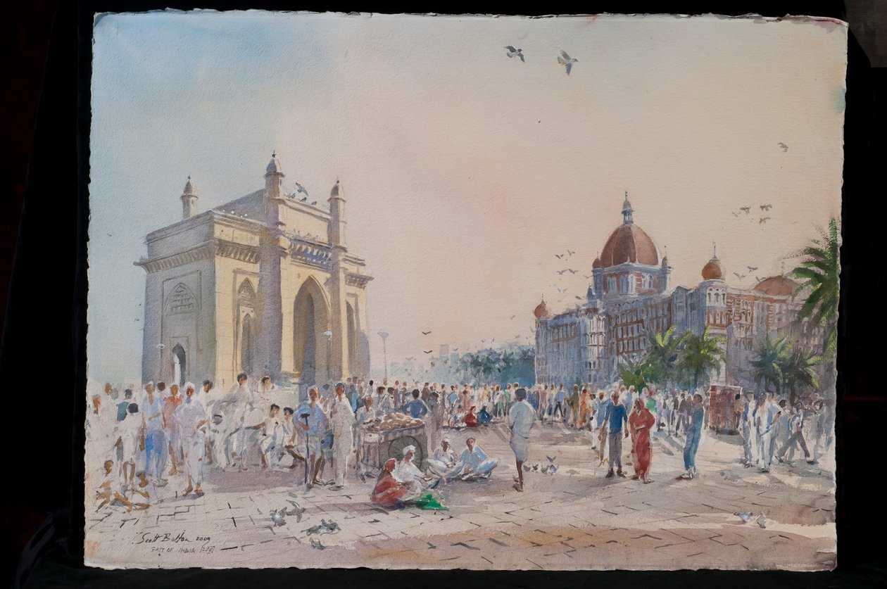 India kapuja, Bombay, 2009 (wc papíron) alkotó: Tim Scott Bolton