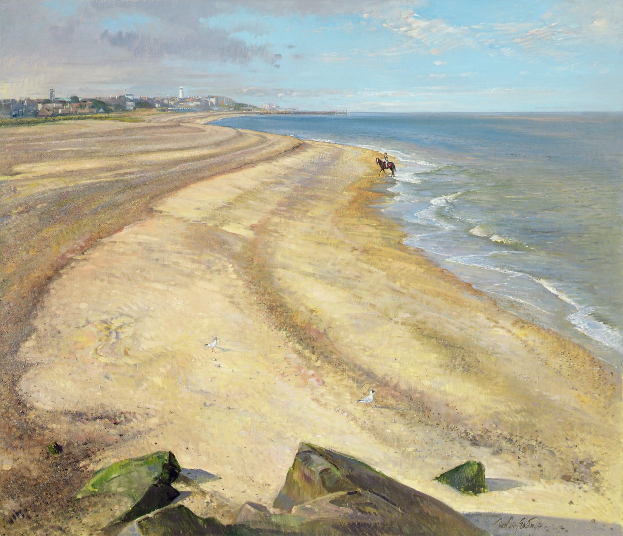Beach Curve Towards Southwold alkotó: Timothy Easton