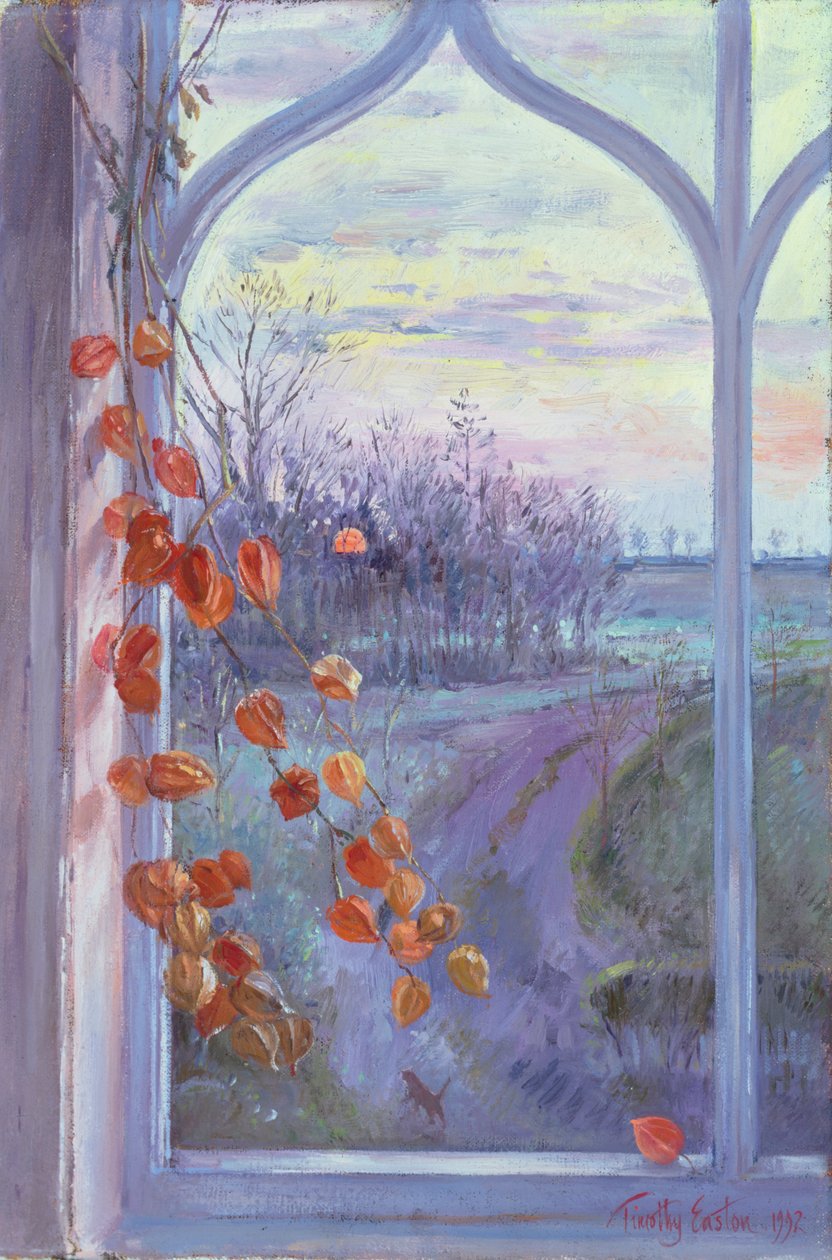 Lámpások naplementében alkotó: Timothy Easton