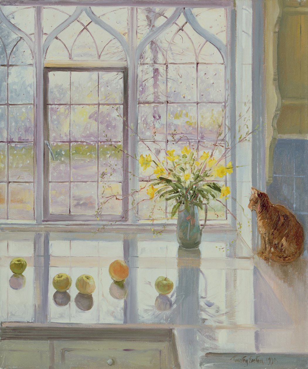 Esőnéző alkotó: Timothy Easton