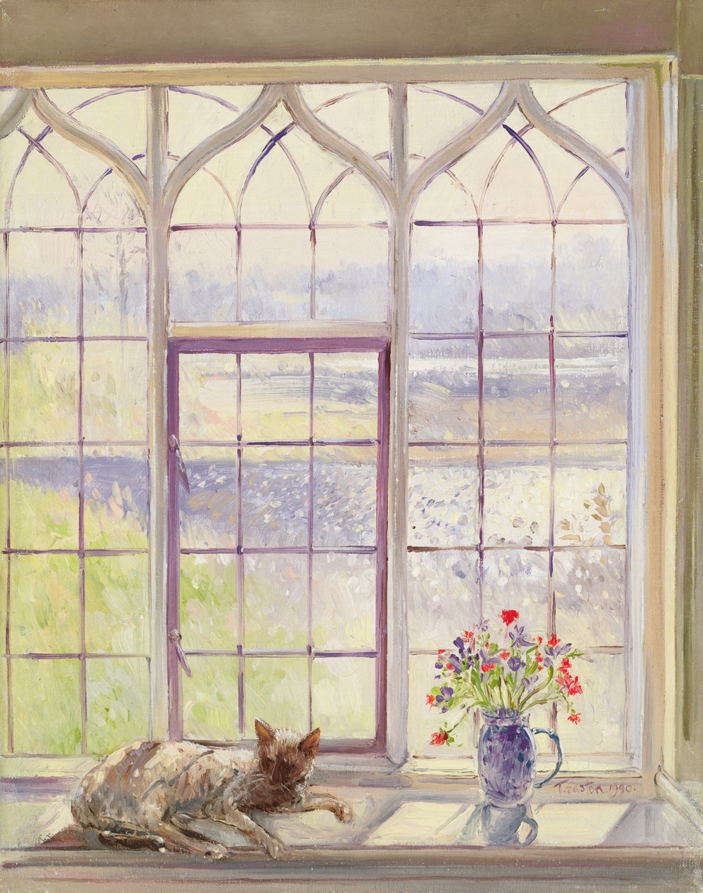 Alvó kökörcsinnel alkotó: Timothy Easton