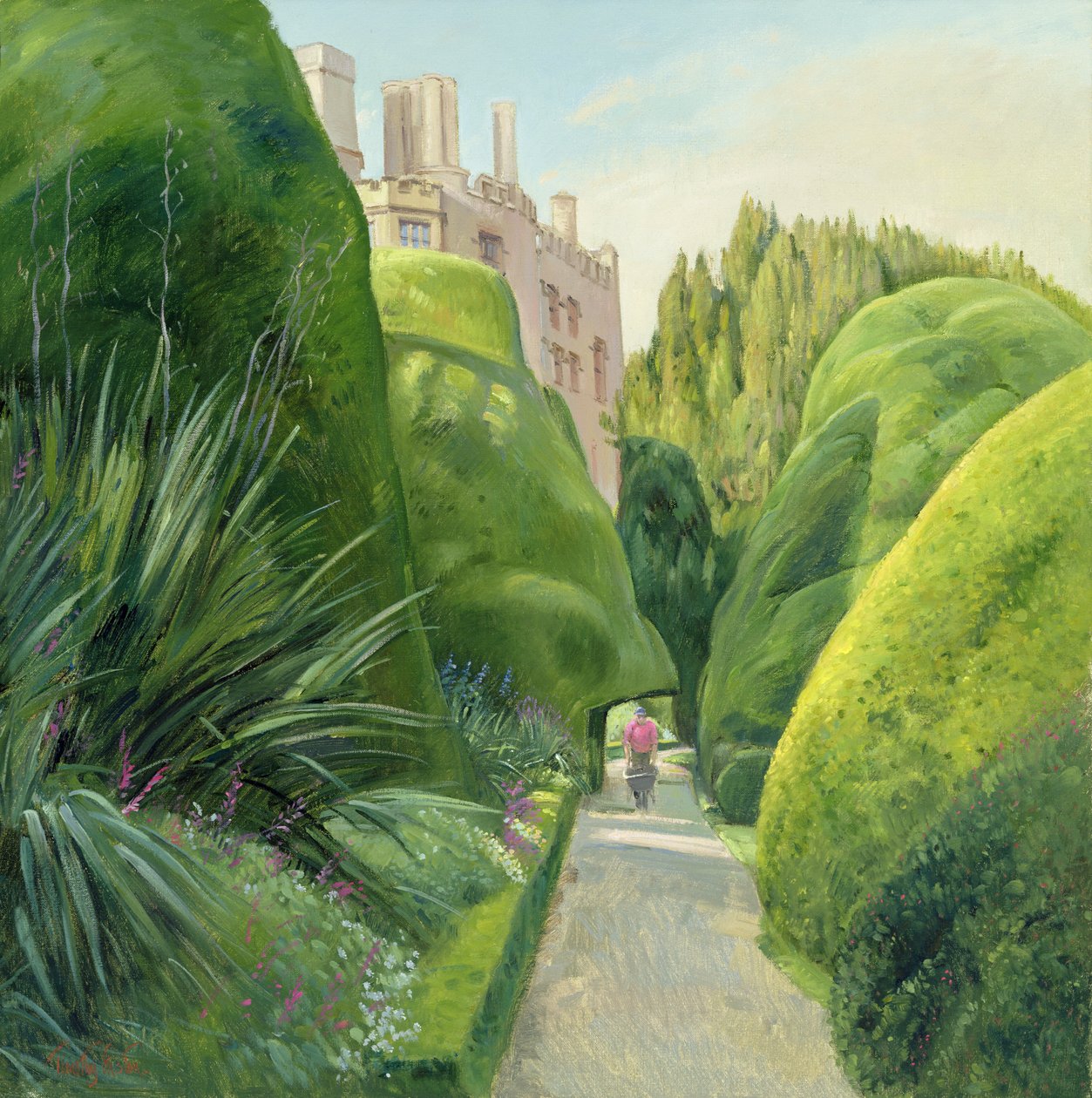 A Topiary Path, Powis kastély alkotó: Timothy Easton