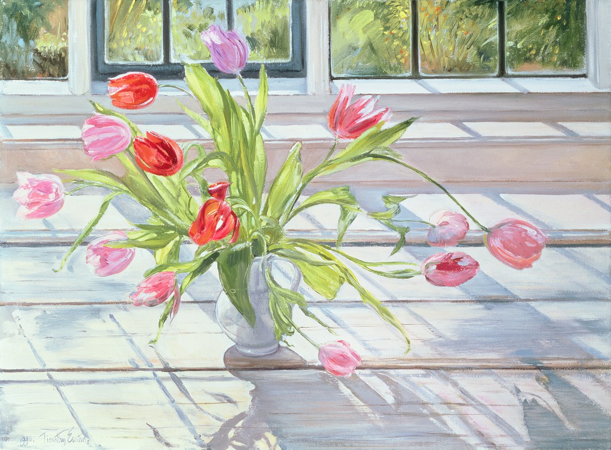 Tulipánok az esti fényben, 1990 alkotó: Timothy Easton