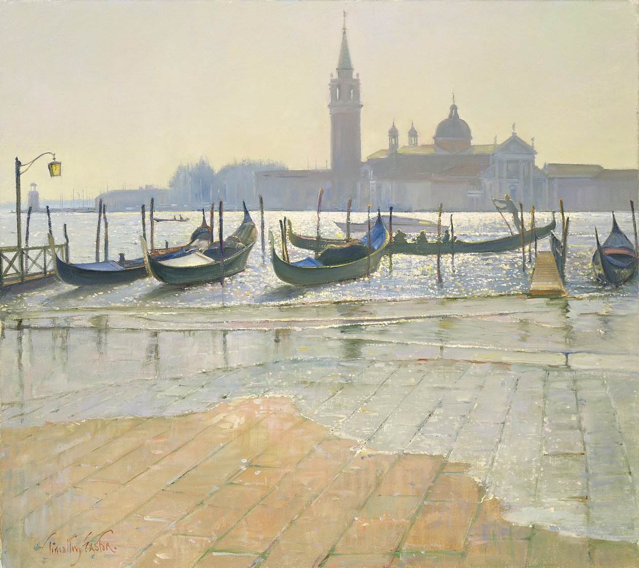 Velence hajnalban alkotó: Timothy Easton