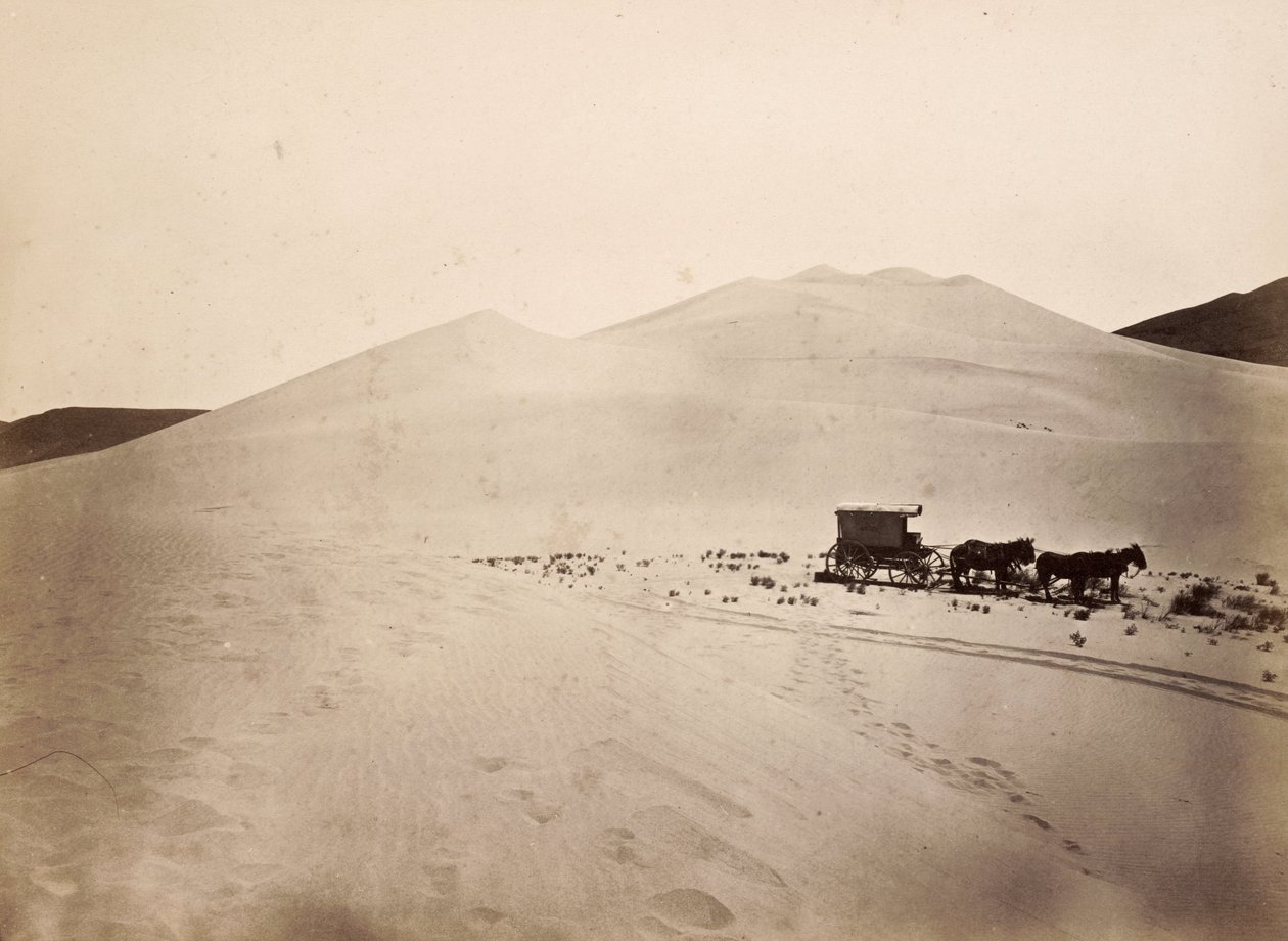 Homokdűnék, Carson -sivatag, Nevada alkotó: Timothy H. OSullivan