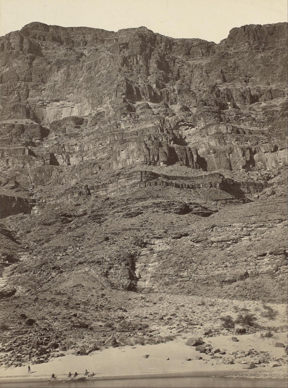 Fal a Grand Canyonban, Colorado folyó alkotó: Timothy H. OSullivan