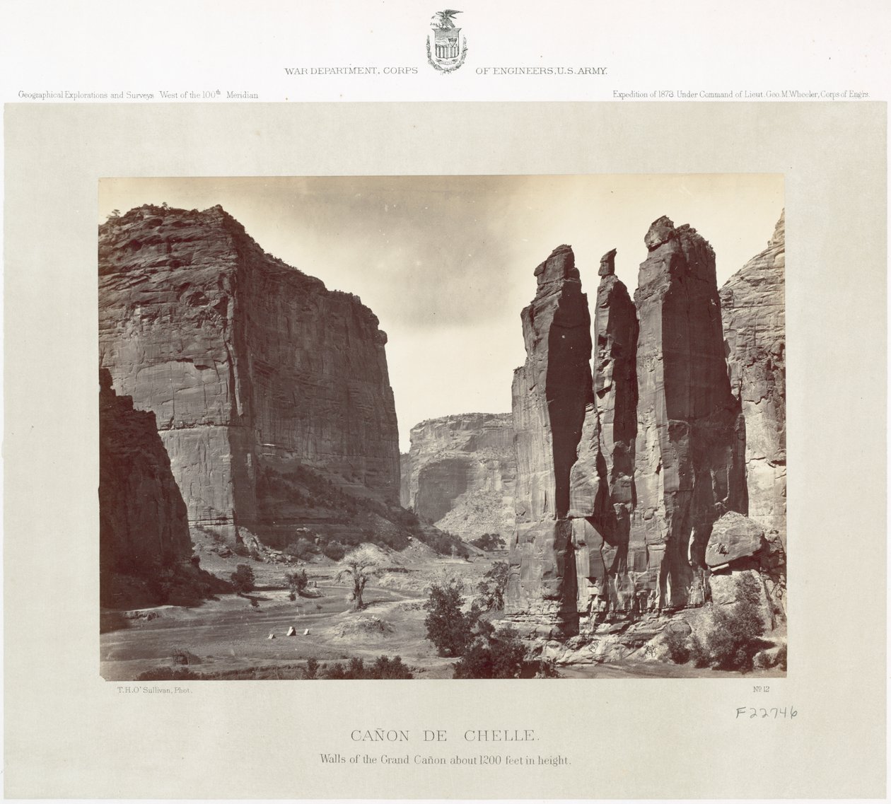 Canyon de Chelly, 1873 alkotó: Timothy O