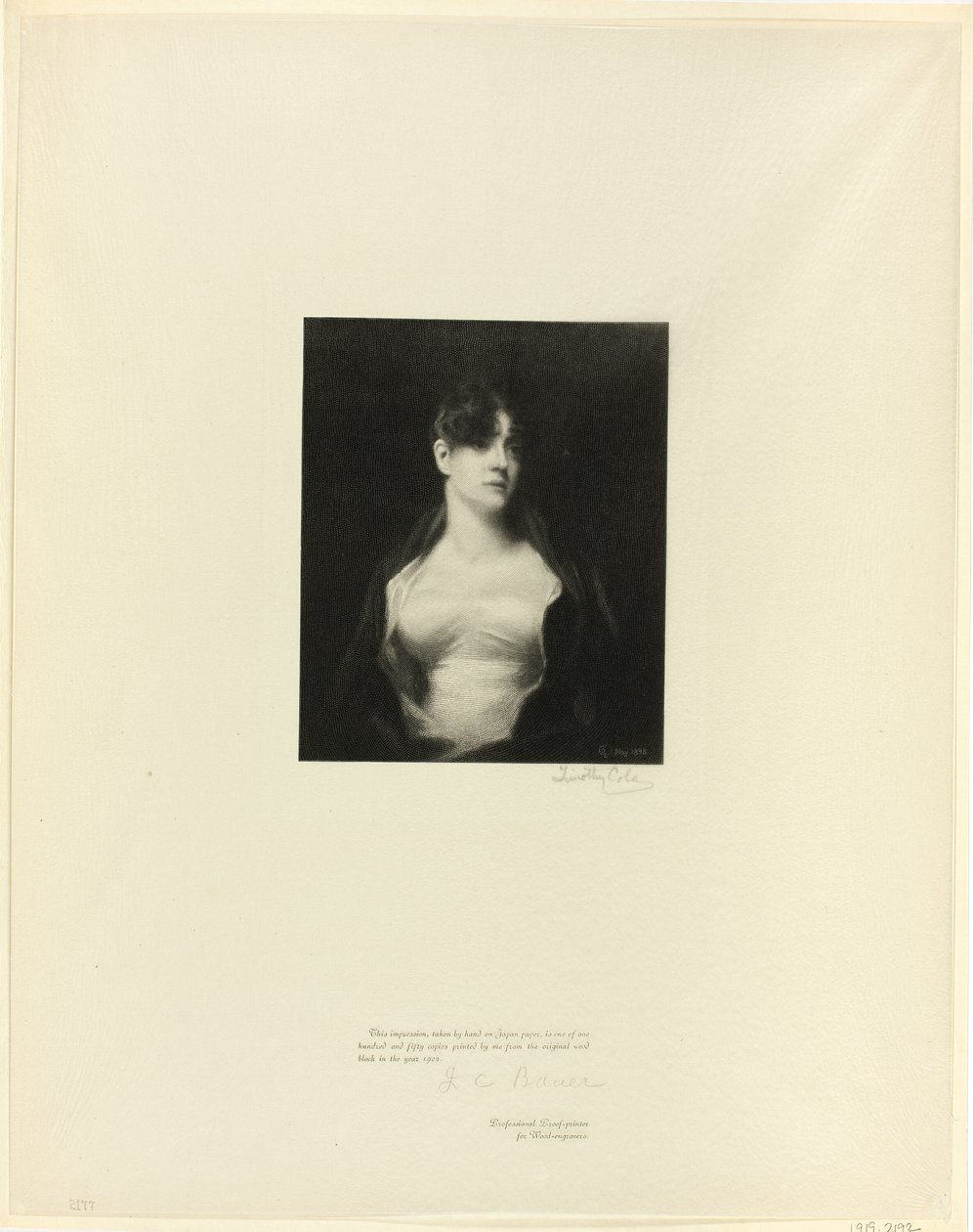 Mrs. R. Scott Moncrieff, az Old English Masterstől alkotó: Timothy Cole