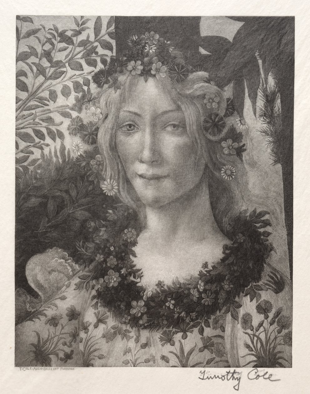 Régi olasz mesterek: Flora vezetője, 1888-1892. alkotó: Timothy Cole