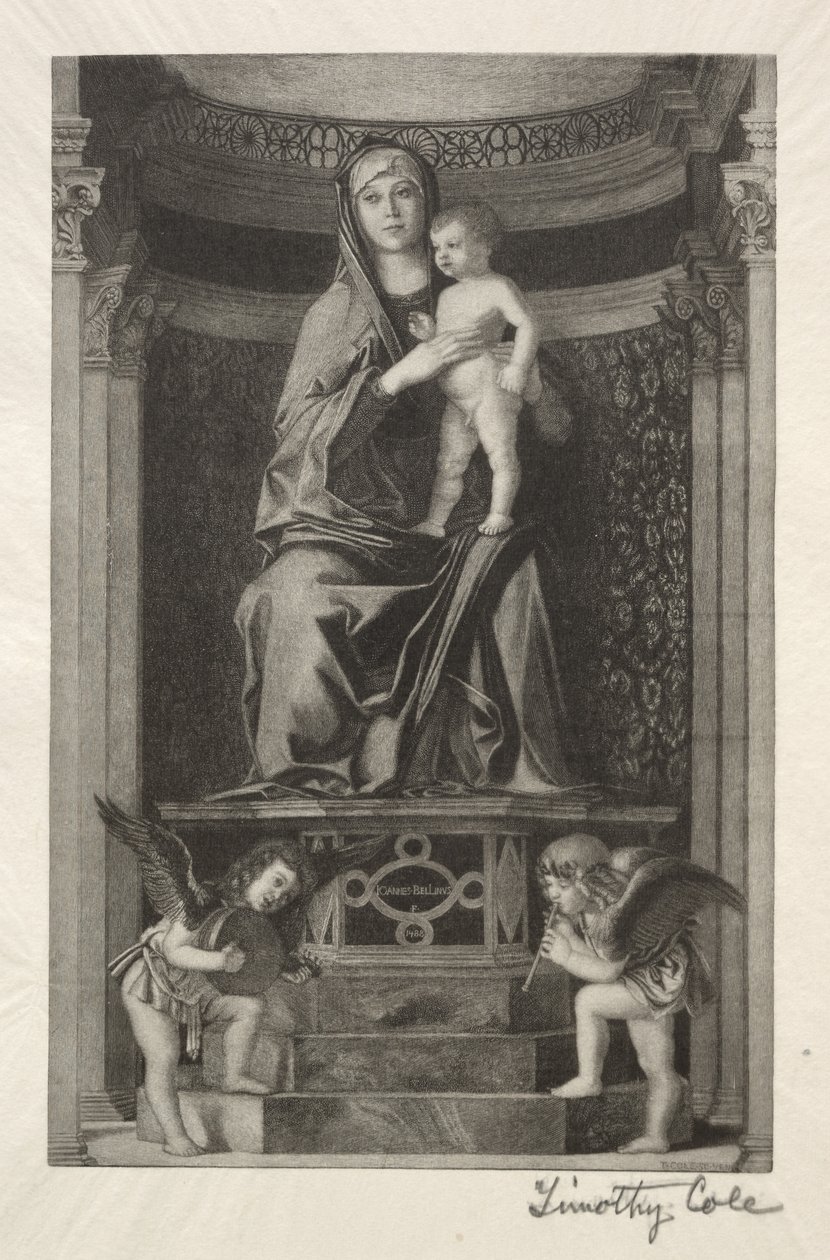 Régi olasz mesterek: Madonna és gyermeke, 1888-1892. alkotó: Timothy Cole