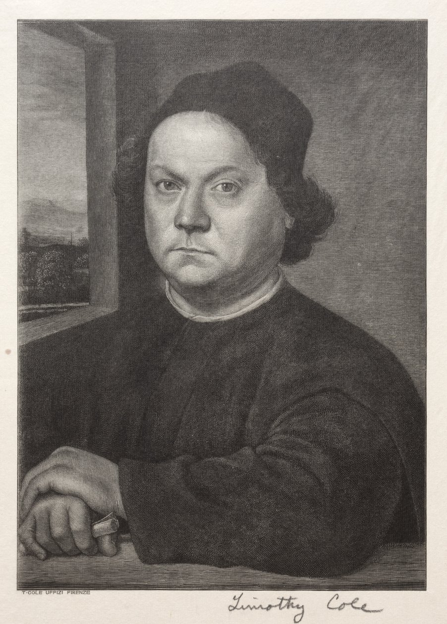 Régi olasz mesterek: Andrea Verrocchio portréja, 1888-1892. alkotó: Timothy Cole