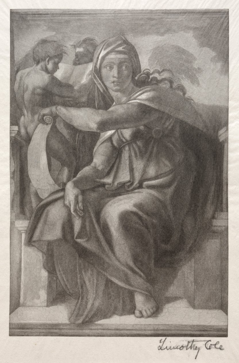 Régi olasz mesterek: A delphoi szibilla, 1890. alkotó: Timothy Cole