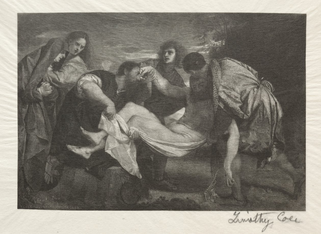 Régi olasz mesterek: A síremlék, 1889. alkotó: Timothy Cole