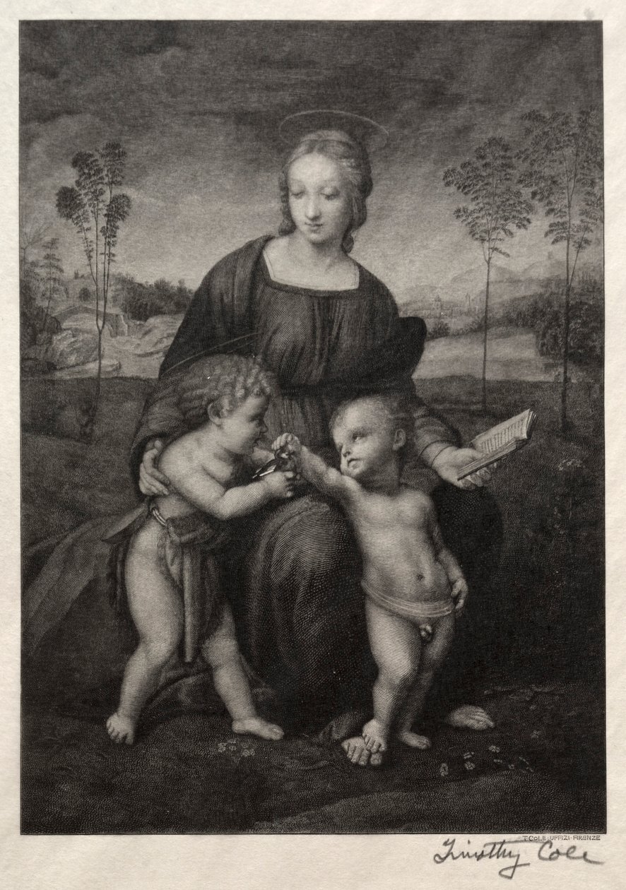Régi olasz mesterek: Az aranypinty Madonnája, 1888-1892. alkotó: Timothy Cole