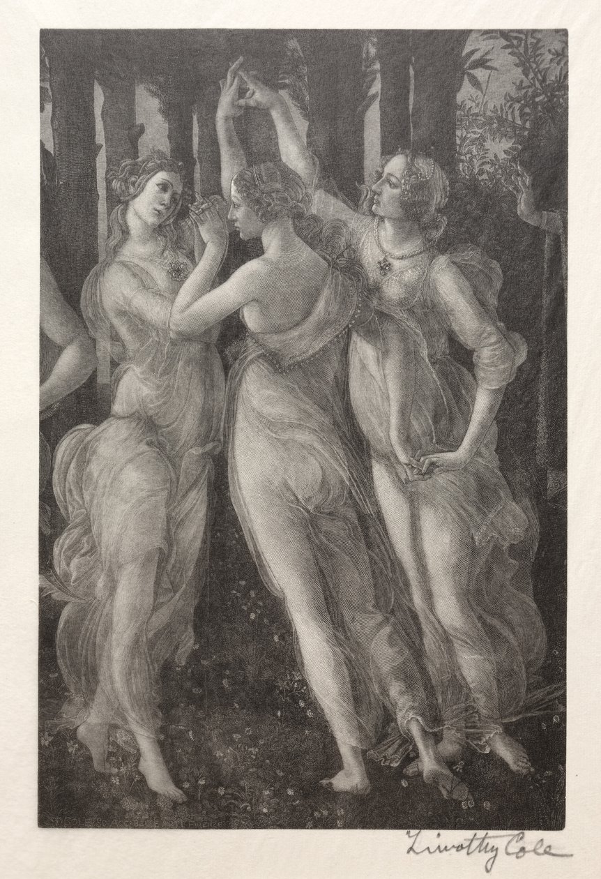Régi olasz mesterek: A három grácia, 1888-1892. alkotó: Timothy Cole