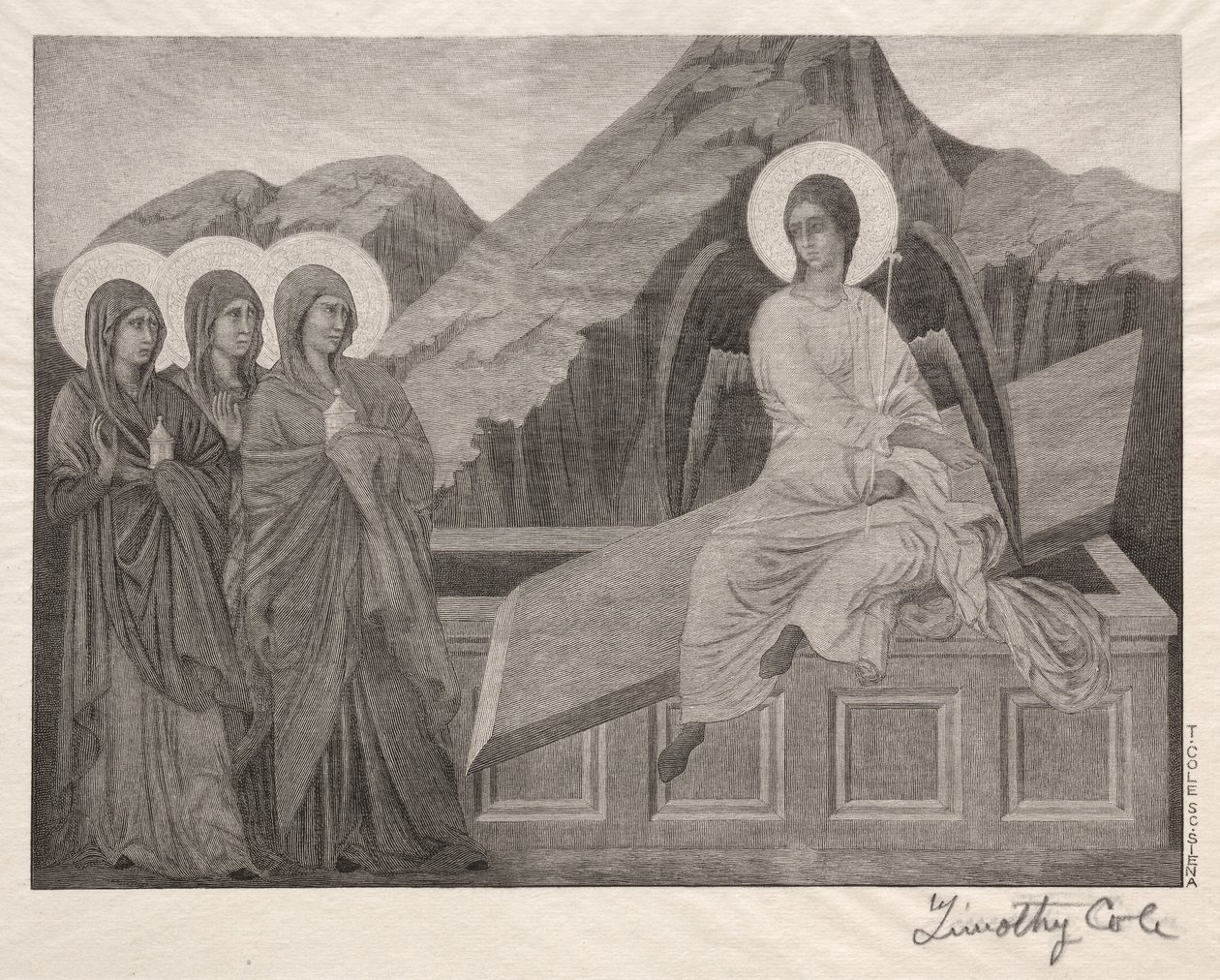 Régi olasz mesterek: Három Mária a sírnál, 1888-1892. alkotó: Timothy Cole