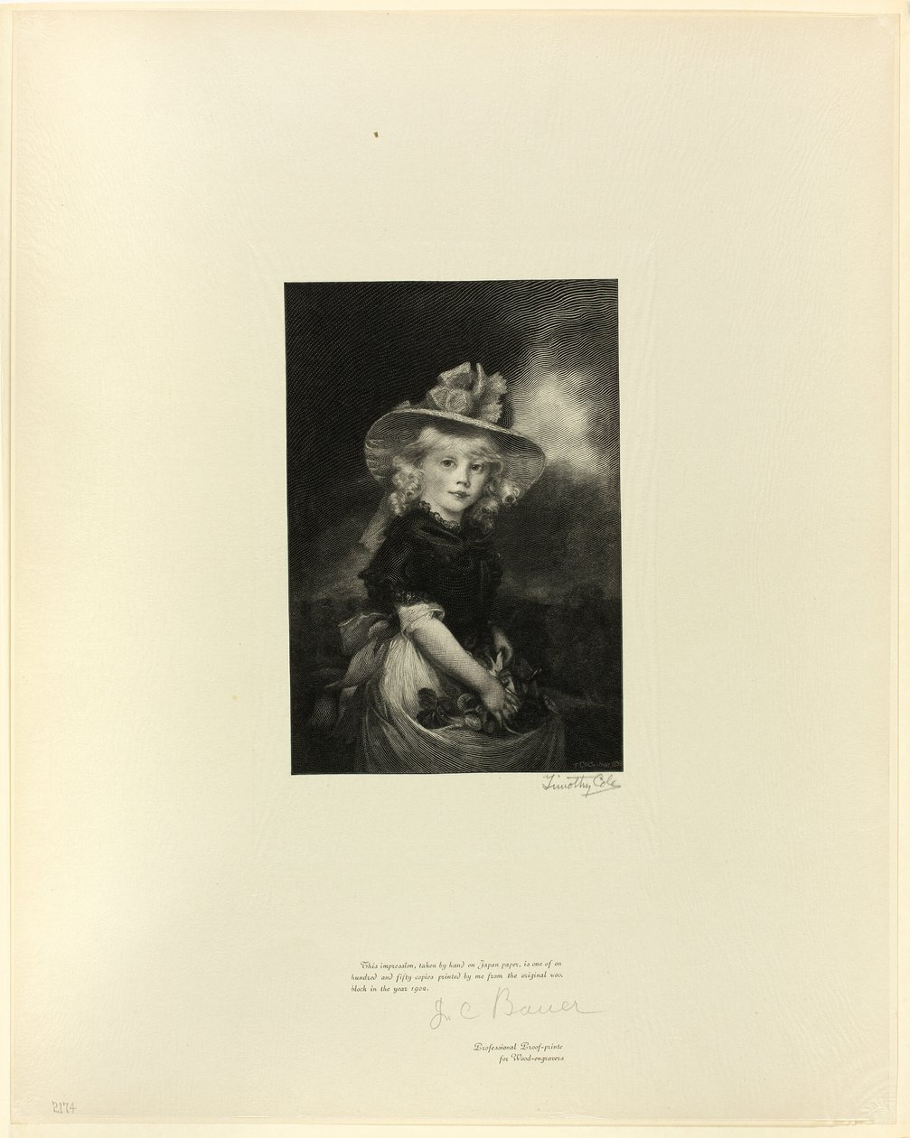 Zsófia hercegnő, III. György lánya, az Old English Masterstől alkotó: Timothy Cole