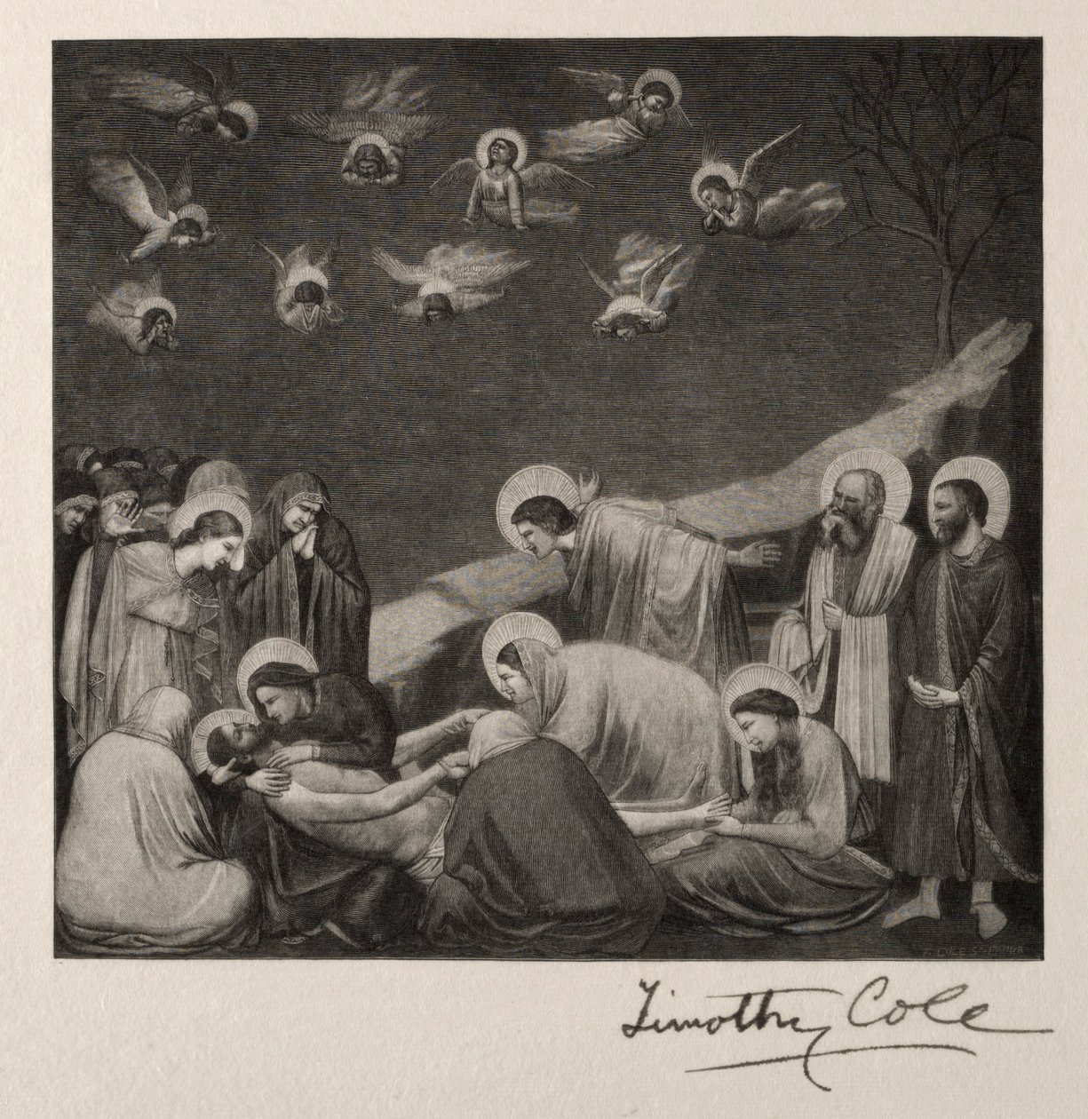 A síremlék, 1887. alkotó: Timothy Cole