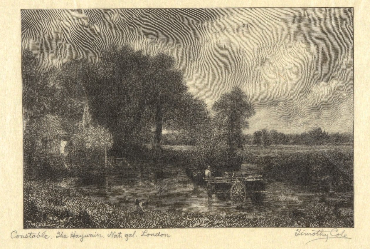 Cím nélkül (Constable nyomán alkotó: Timothy Cole