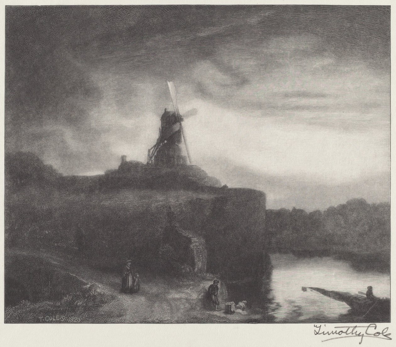 A malom alkotó: Timothy Cole after Rembrandt van Rijn