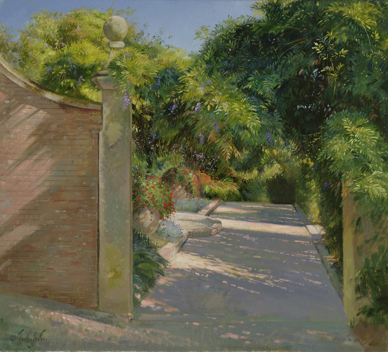 Kapu a napórakertbe Heliganban alkotó: Timothy Easton