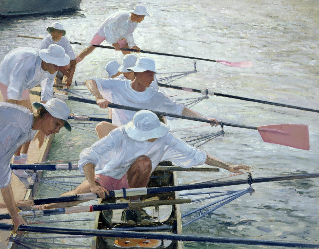 Evezők biztosítása, Henley alkotó: Timothy Easton