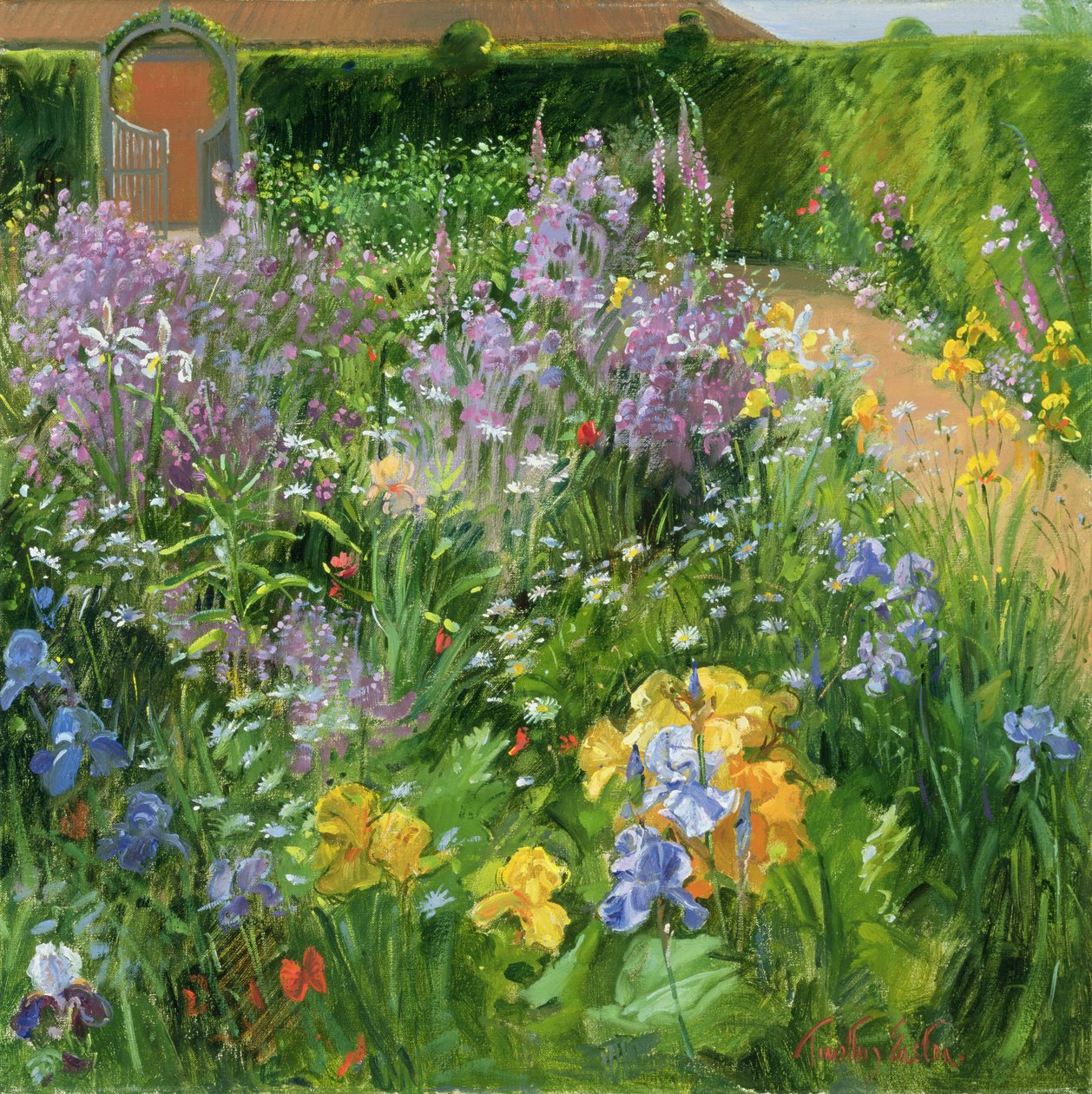 Édes rakéta, gyűszűvirágok és íriszek, 2000 alkotó: Timothy Easton