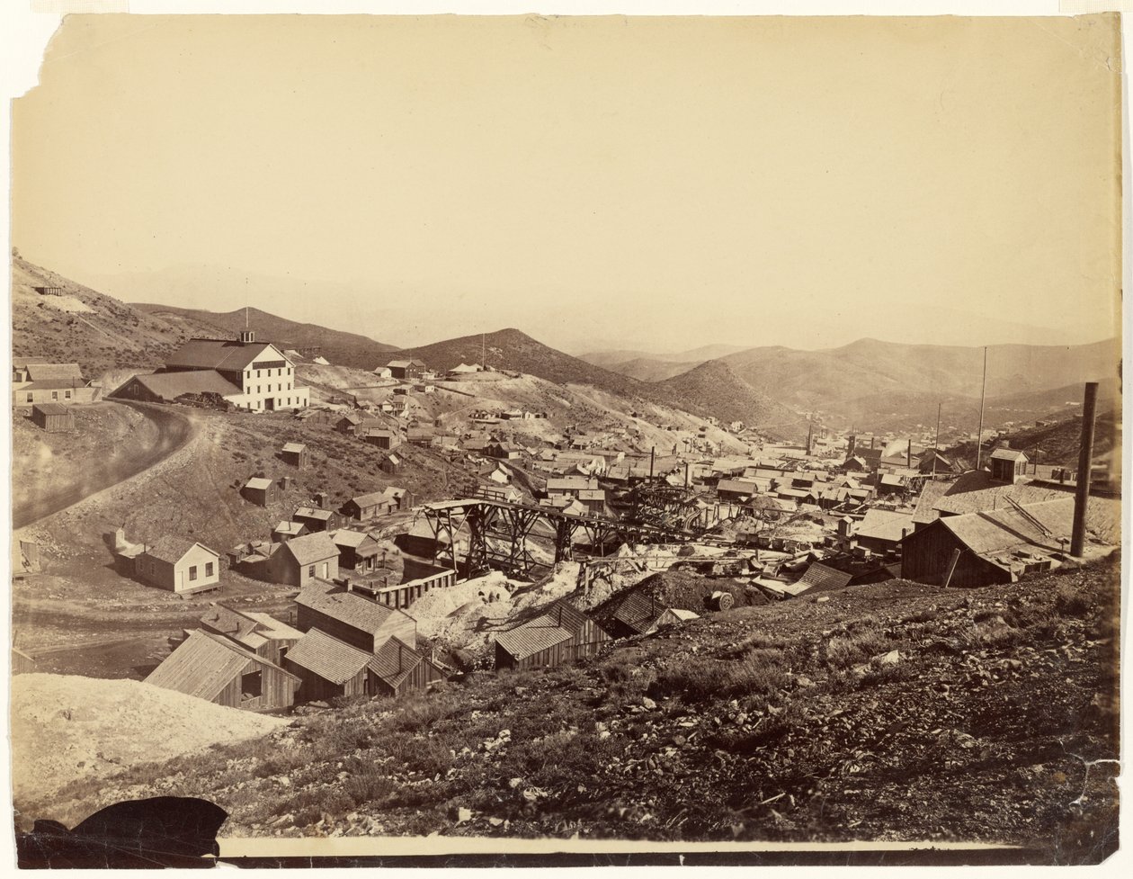 [Gold Hill, West Silver City, Nevada, Silver Peak-hegység] alkotó: Timothy H. O