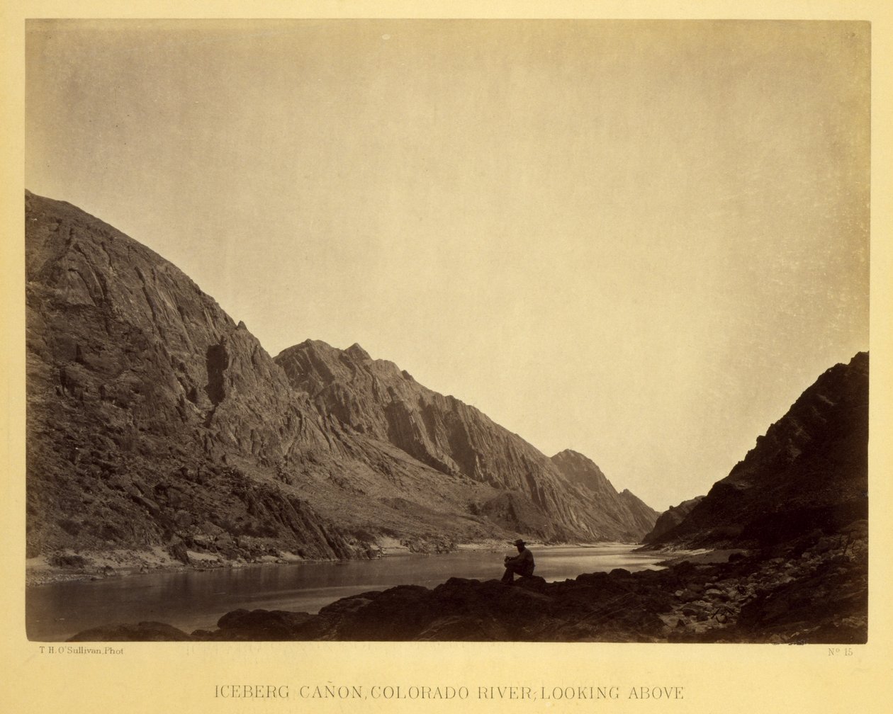Iceberg Cañon, Colorado folyó, felülről nézve alkotó: Timothy H. O