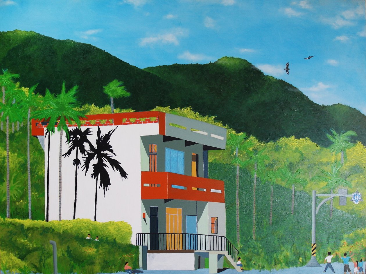 Ház a 11-es főúton, Taitung, Tajvan, 2017 alkotó: Timothy Nathan Joel